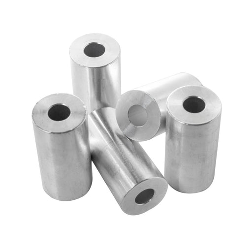 Aluminum Spacer 1" OD X 3/8" ID - Metal Spacers Online