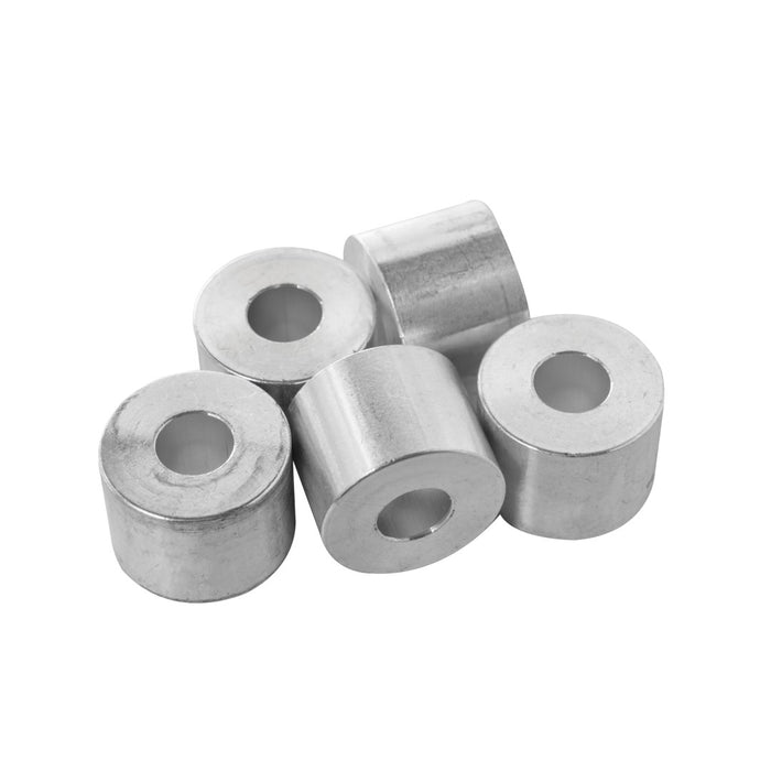 Aluminum Spacer 1" OD X 3/8" ID - Metal Spacers Online