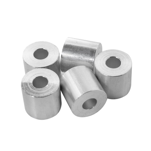 Aluminum Spacer 1" OD X 3/8" ID - Metal Spacers Online