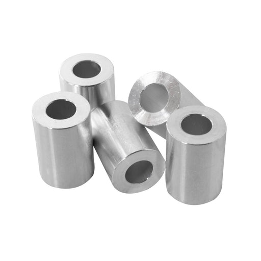 Aluminum Spacer 1" OD X 1/2" ID - Metal Spacers Online