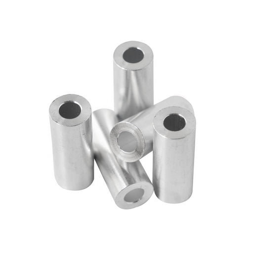 Aluminum Spacer 1/2" OD X 1/4" ID - Metal Spacers Online