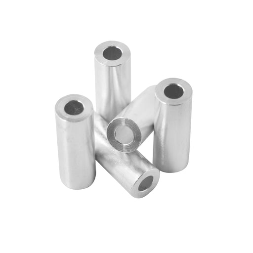 Aluminum Spacer 1/2" OD X 1/4" ID - Metal Spacers Online