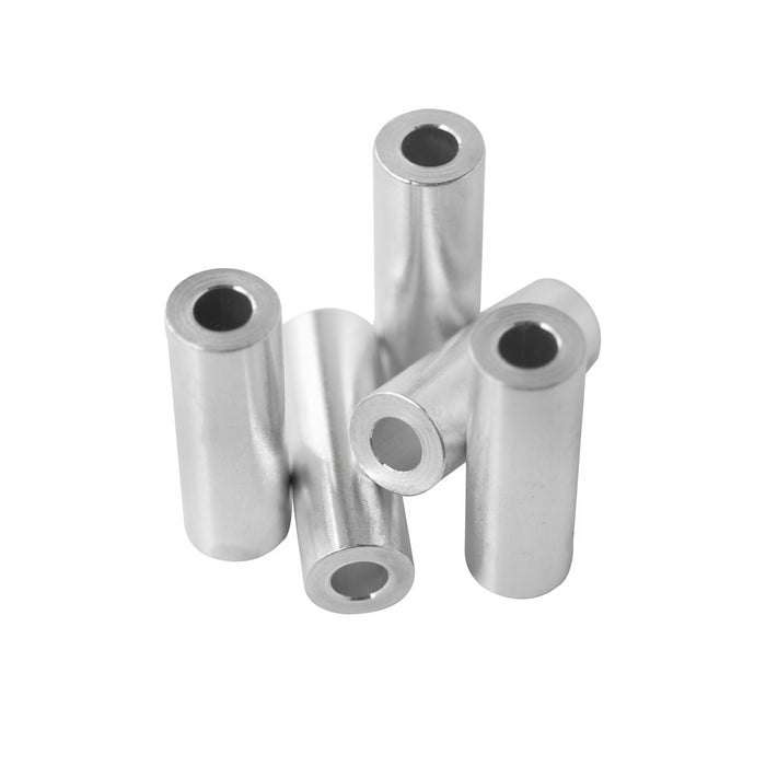 Aluminum Spacer 1/2" OD X 1/4" ID - Metal Spacers Online