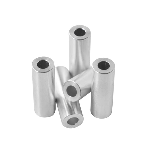 Aluminum Spacer 1/2" OD X 1/4" ID - Metal Spacers Online