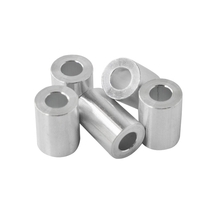 Aluminum Spacer 1/2" OD X 1/4" ID - Metal Spacers Online