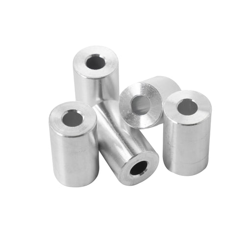 Aluminum Spacer 5/8" OD X 1/4" ID - Metal Spacers Online