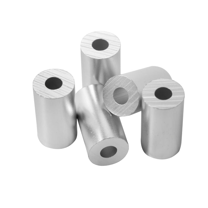 Aluminum Spacer 5/8" OD X 1/4" ID - Metal Spacers Online