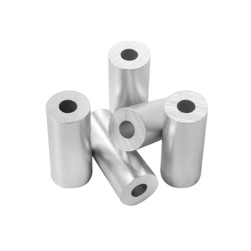 Aluminum Spacer 5/8" OD X 1/4" ID - Metal Spacers Online