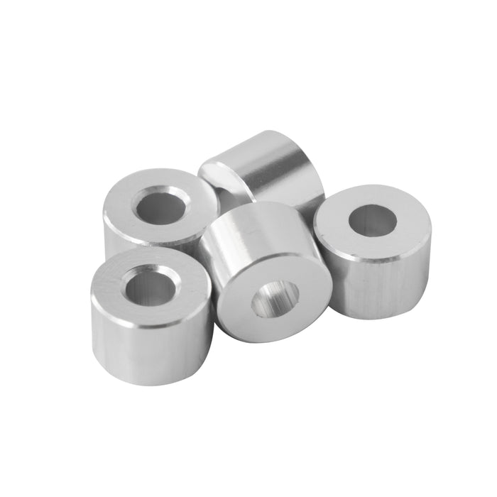 Aluminum Spacer 5/8" OD X 1/4" ID - Metal Spacers Online