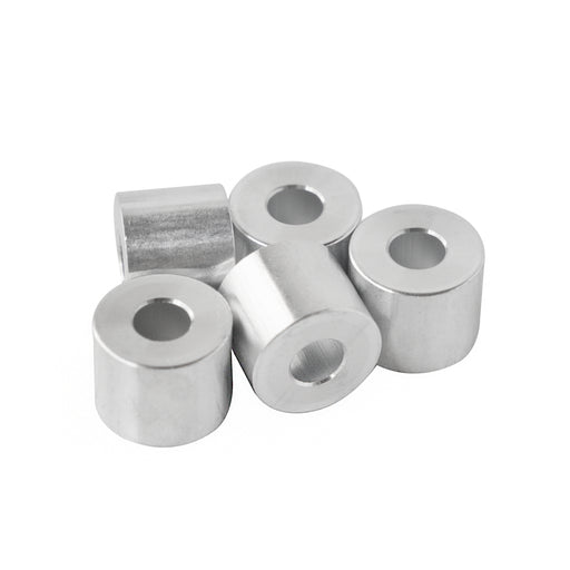 Aluminum Spacer 5/8" OD X 1/4" ID - Metal Spacers Online