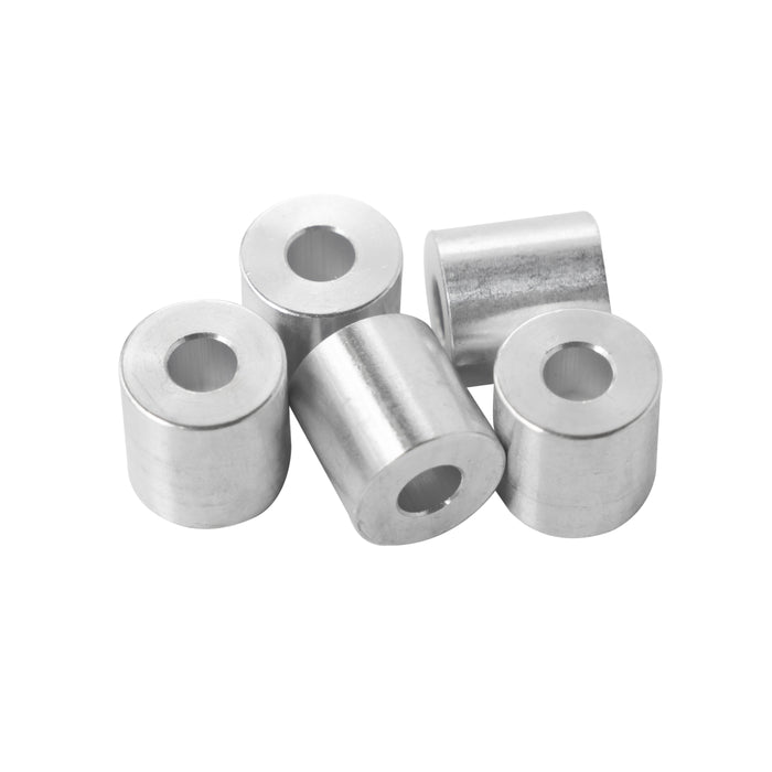 Aluminum Spacer 5/8" OD X 1/4" ID - Metal Spacers Online