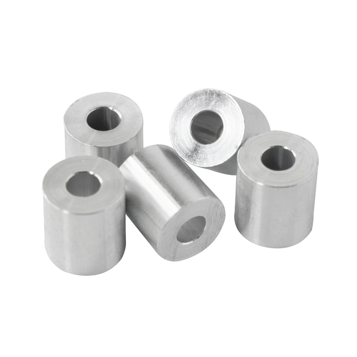 Aluminum Spacer 5/8" OD X 1/4" ID - Metal Spacers Online