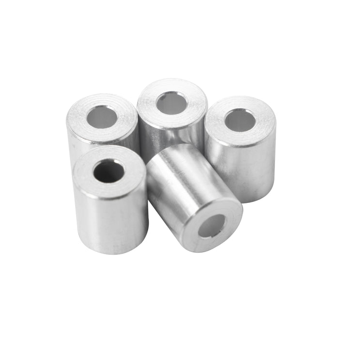 Aluminum Spacer 5/8" OD X 1/4" ID - Metal Spacers Online