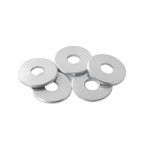 Huyett Flange Nut, M8 X 1.25, Steel, Class 8.8, Zinc Clear Trivalent