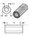 Mild Steel Spacer 1/2" OD X 1/4" ID - Metal Spacers Online