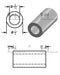 Mild Steel Spacer 1/2" OD X 5/16" ID - Metal Spacers Online