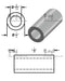 Mild Steel Spacer 1/2" OD X 5/16" ID - Metal Spacers Online