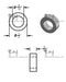 Mild Steel Spacer 1/2" OD X 5/16" ID - Metal Spacers Online