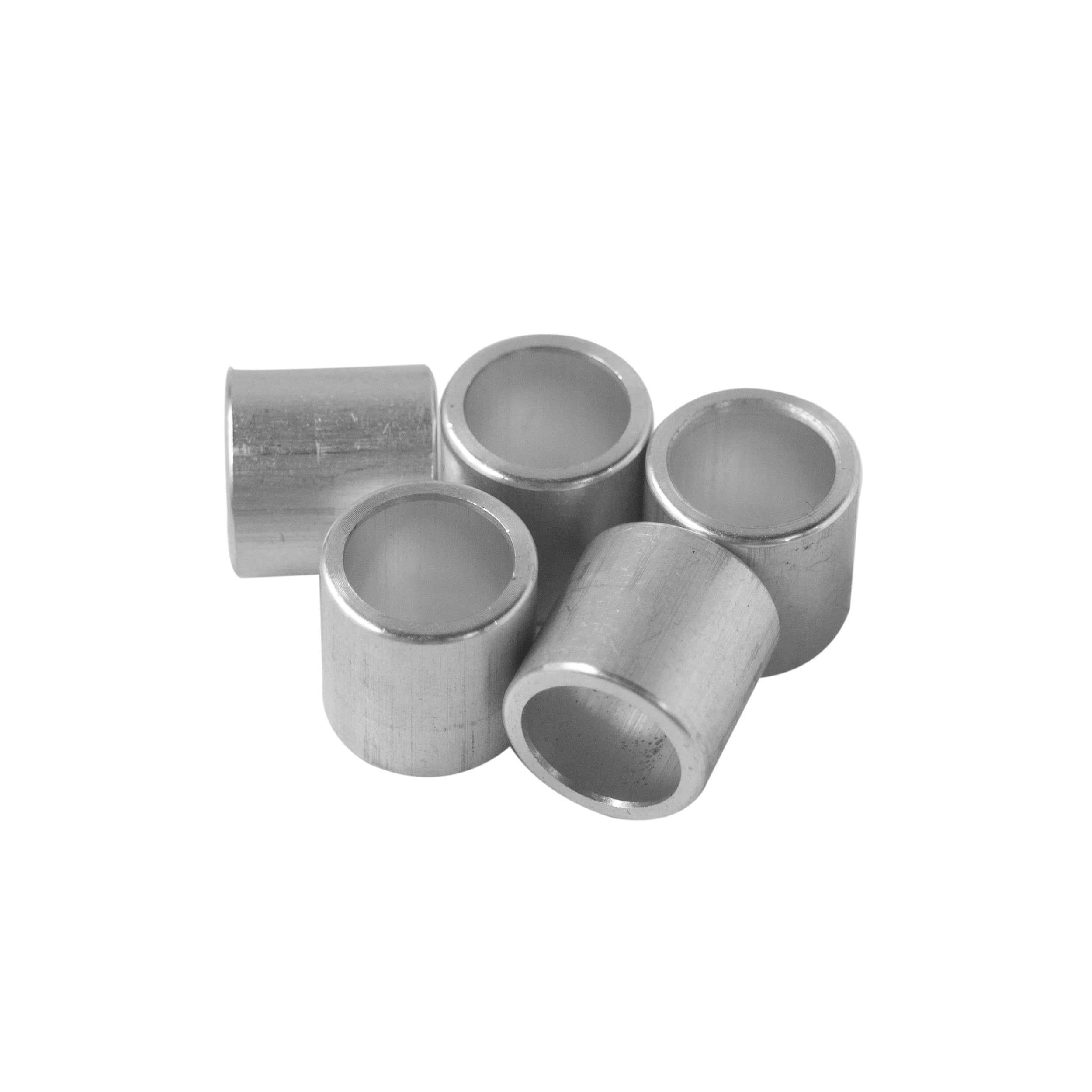 Aluminum Spacer 1/2" OD X 3/8" ID — Metal Spacers Online