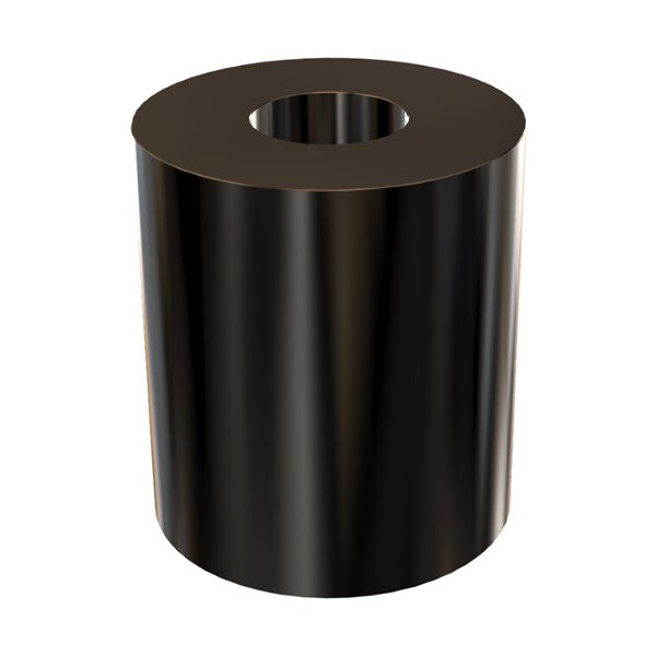 Black Aluminum Spacer 1" OD X 3/8" ID