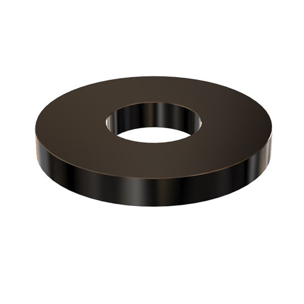 Black Aluminum Spacer 1" OD X 3/8" ID