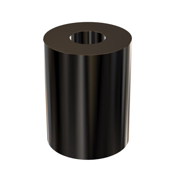 Black Aluminum Spacer 1" OD X 3/8" ID