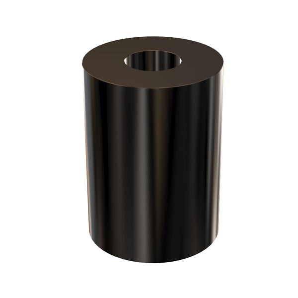 Black Aluminum Spacer 1" OD X 3/8" ID