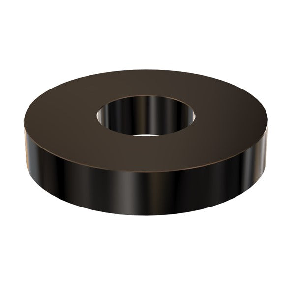 Black Aluminum Spacer 1" OD X 3/8" ID