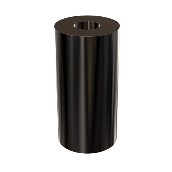 Black Aluminum Spacer 1" OD X 3/8" ID