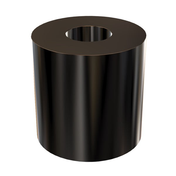 Black Aluminum Spacer 1" OD X 1/2" ID