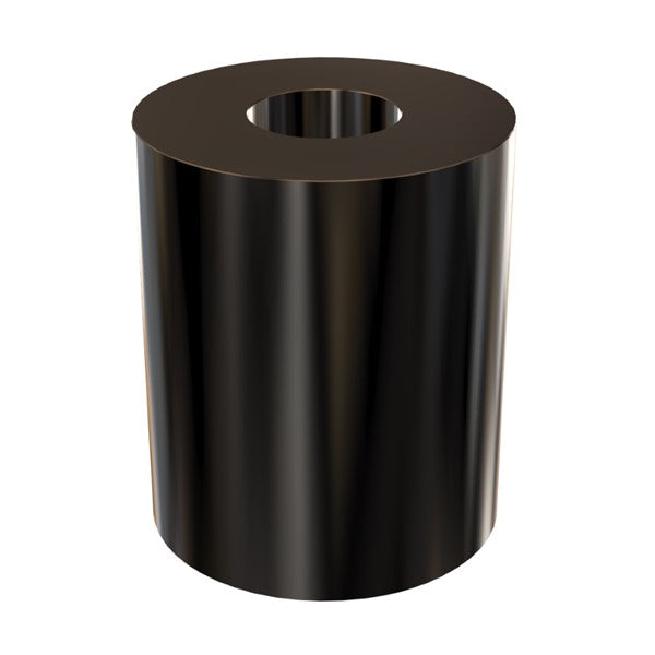 Black Aluminum Spacer 1" OD X 1/2" ID