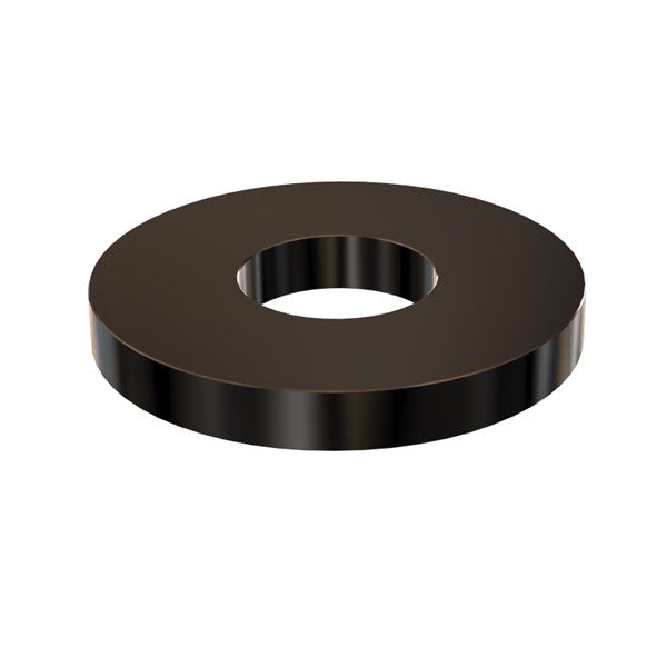 Black Aluminum Spacer 1" OD X 1/2" ID