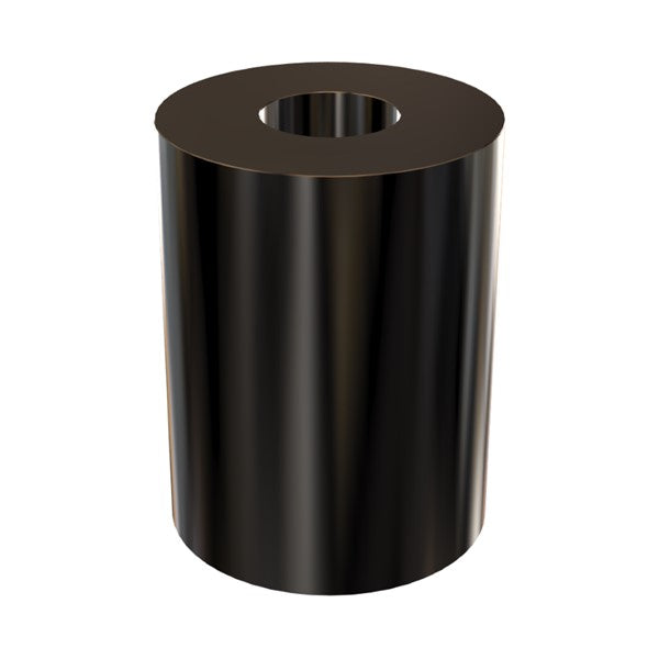 Black Aluminum Spacer 1" OD X 1/2" ID