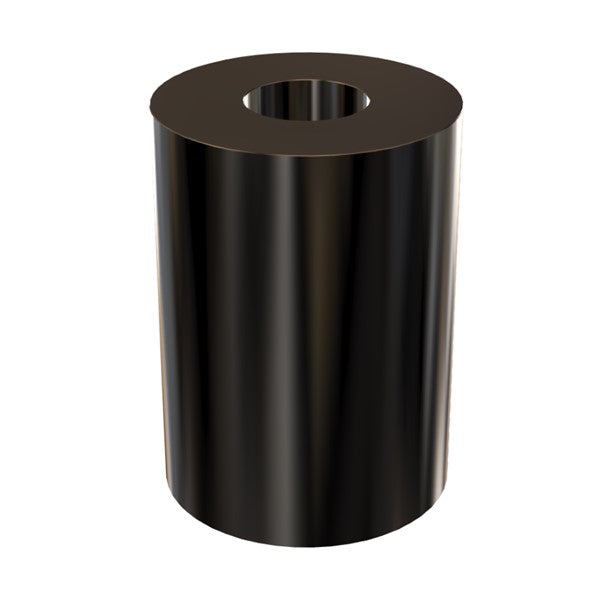 Black Aluminum Spacer 1" OD X 1/2" ID