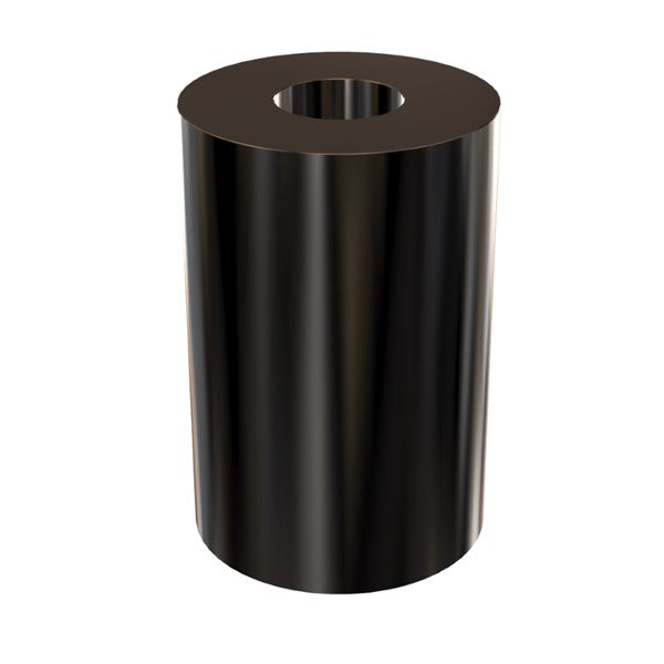 Black Aluminum Spacer 1" OD X 1/2" ID