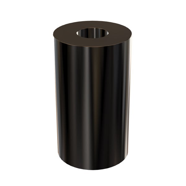 Black Aluminum Spacer 1" OD X 1/2" ID