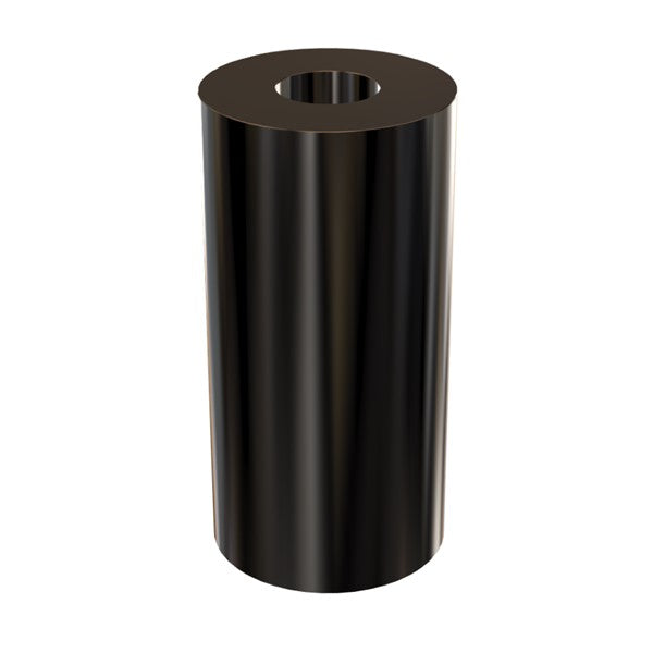 Black Aluminum Spacer 1" OD X 1/2" ID