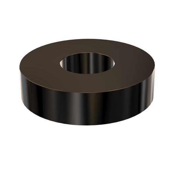 Black Aluminum Spacer 1" OD X 1/2" ID