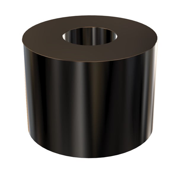 Black Aluminum Spacer 1" OD X 1/2" ID