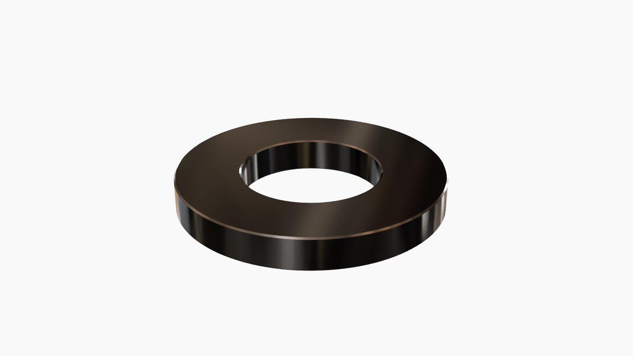 Black Aluminum Spacer 1/2" OD X 1/4" ID