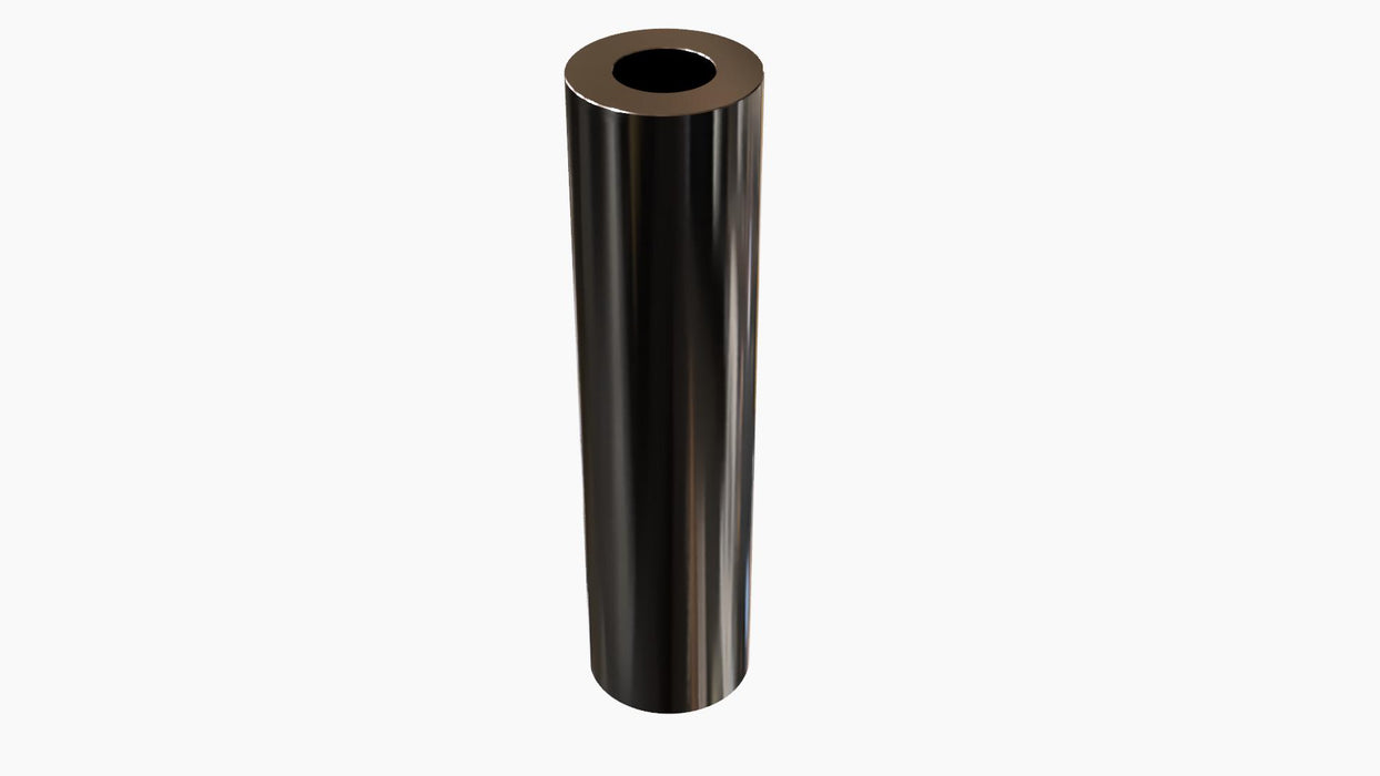 Black Aluminum Spacer 1/2" OD X 1/4" ID