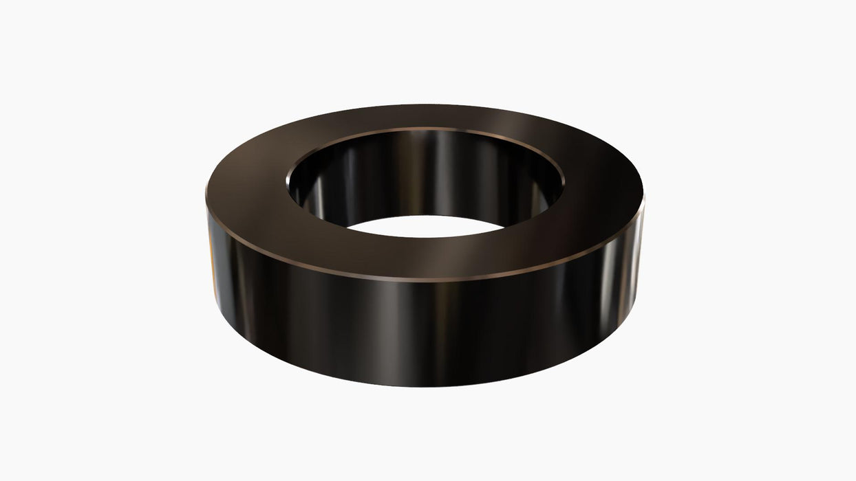 Black Aluminum Spacer 1/2" OD X 5/16" ID