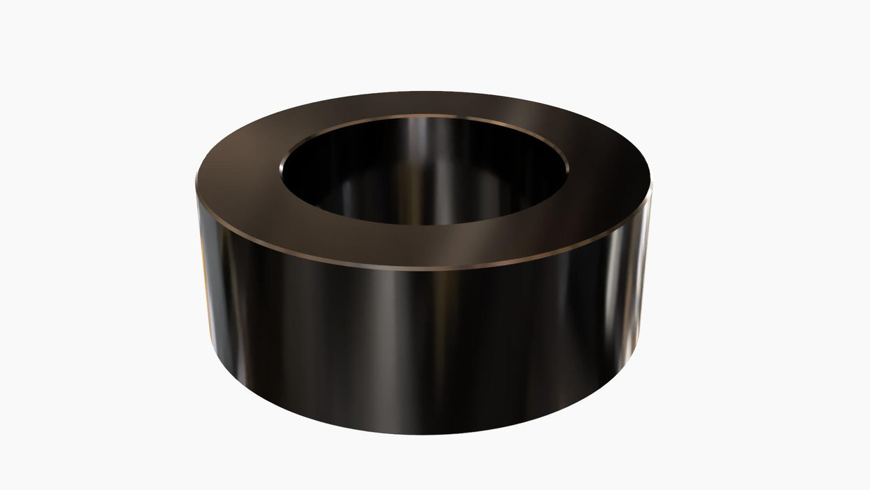 Black Aluminum Spacer 1/2" OD X 5/16" ID