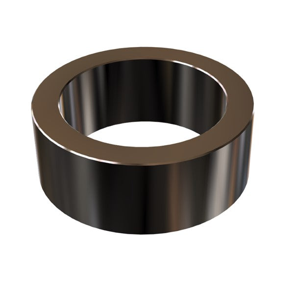 Black Aluminum Spacer 1/2" OD X 3/8" ID