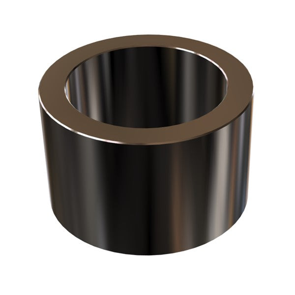 Black Aluminum Spacer 1/2" OD X 3/8" ID