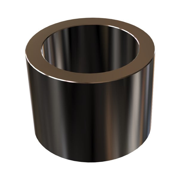 Black Aluminum Spacer 1/2" OD X 3/8" ID