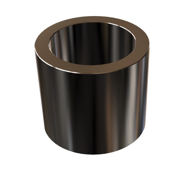 Black Aluminum Spacer 1/2" OD X 3/8" ID