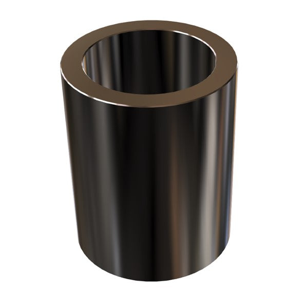 Black Aluminum Spacer 1/2" OD X 3/8" ID