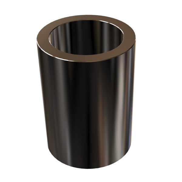 Black Aluminum Spacer 1/2" OD X 3/8" ID