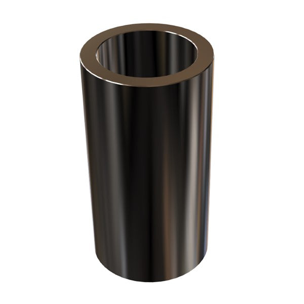 Black Aluminum Spacer 1/2" OD X 3/8" ID